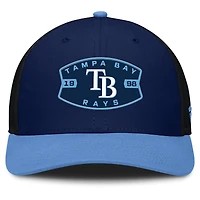 Men's Tampa Bay Rays Fanatics Navy/Light Blue Cutoff Adjustable Trucker Hat