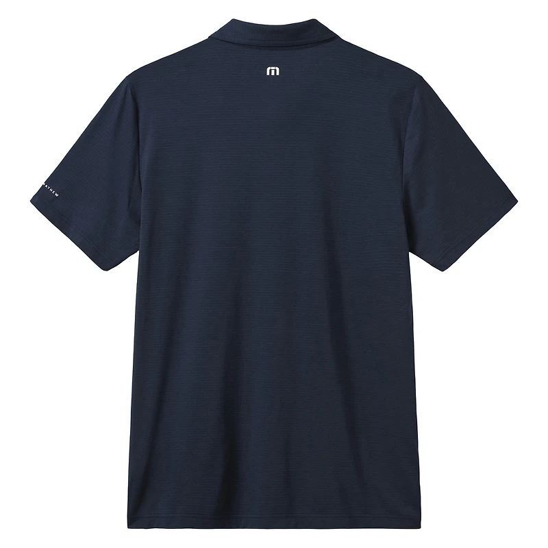 Polo homme TravisMathew Heather Navy Tampa Bay Rays Game Day en mélange de trois matières