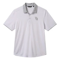 Polo homme TravisMathew blanc Tampa Bay Rays Victory Vibes