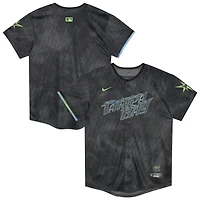 Maillot Nike City Connect noir des Rays de Tampa Bay pour enfants d'âge préscolaire