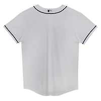 Maillot blanc à domicile des Rays de Tampa Bay pour enfants d'âge préscolaire