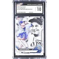 Shane McClanahan Tampa Bay Rays 2025 Topps Now Lou Gehrig Day #LGD-SM CGC Authenticated 10 Card