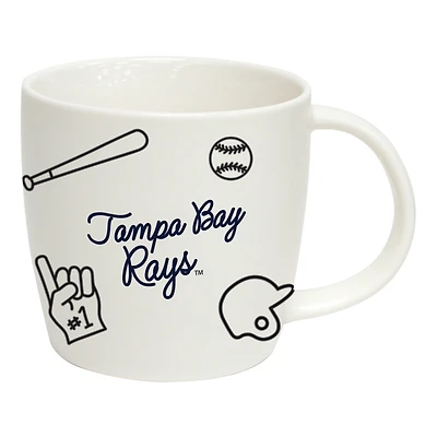 Tasse de 18 oz avec le logo des Rays de Tampa Bay