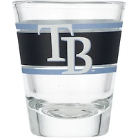 Rayons de Tampa Bay 2oz. Verre à shot à rayures