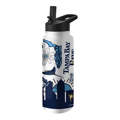 Rayons de Tampa Bay 34 oz. Bouteille Quencher native