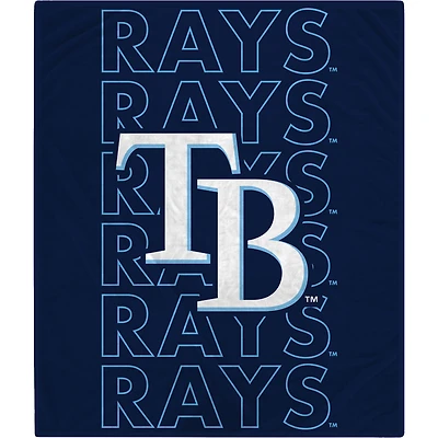 Tampa Bay Rays 60" x 70" Echo Wordmark Lightweight Blanket