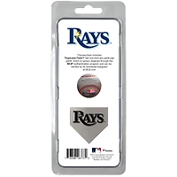 Porte-clés en terre des Rays de Tampa Bay - Rempli de terre utilisée lors d'un match à domicile