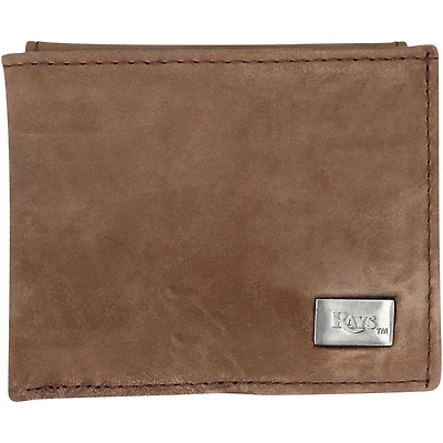 Portefeuille à deux volets en cuir des Rays de Tampa Bay