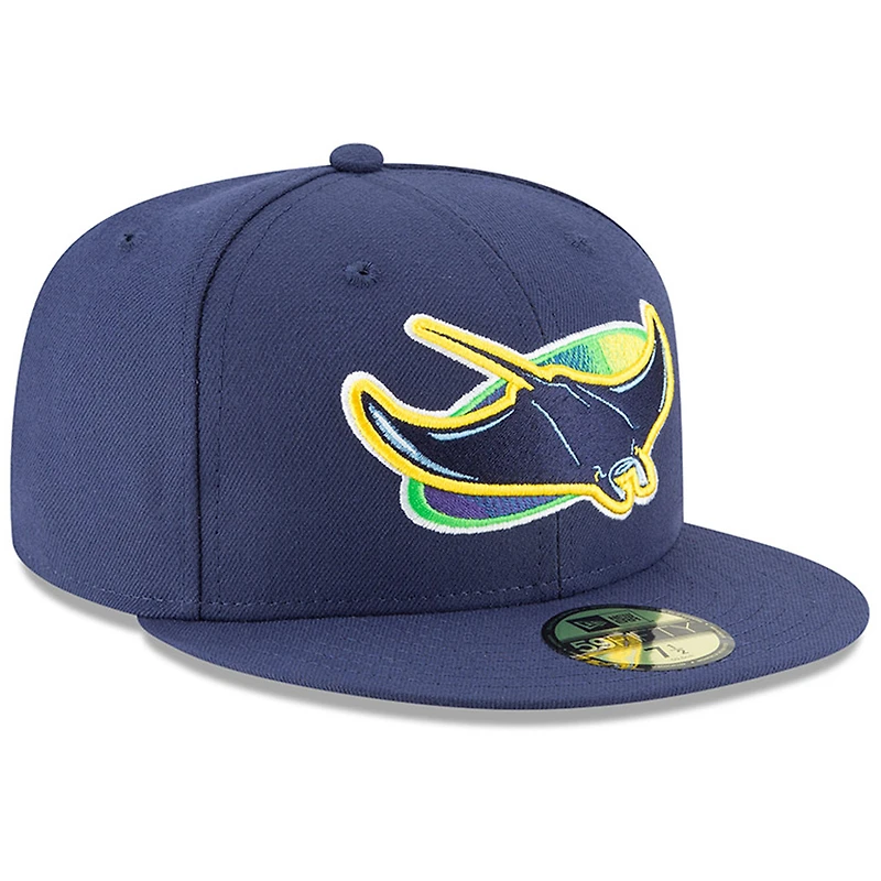 Tampa Bay Rays New Era Alternate Authentic Collection On-Field 59FIFTY - Fitted Hat Navy