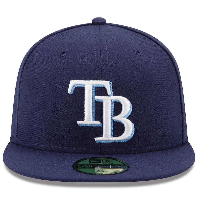 Tampa Bay Rays New Era Game Authentic Collection On-Field 59FIFTY - Fitted Hat Navy