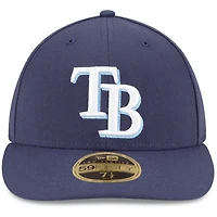Tampa Bay Rays New Era Game Authentic Collection On-Field Low Profile 59FIFTY - Fitted Hat Navy