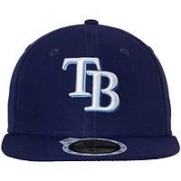 Tampa Bay Rays New Era Youth Game Authentic Collection On-Field 59FIFTY - Chapeau ajusté Marine