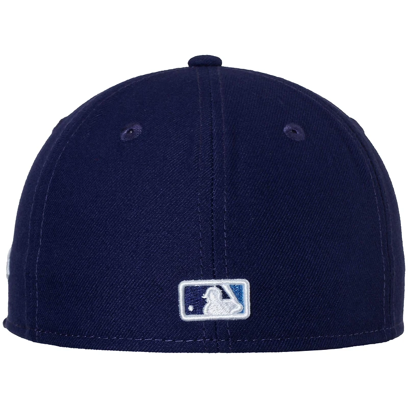 Tampa Bay Rays New Era Youth Game Authentic Collection On-Field 59FIFTY - Chapeau ajusté Marine