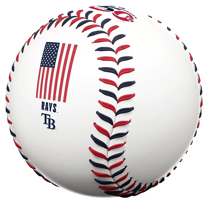 Tampa Bay Rays Rawlings Celebrating America's 250th Dual-Stitch Baseball