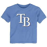 T-shirt bleu clair avec logo principal des Rays de Tampa Bay pour tout-petits