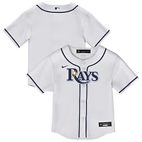 Maillot réplique blanc domicile des Rays de Tampa Bay pour tout-petits