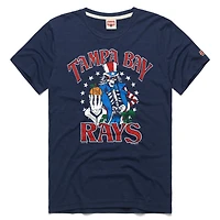 Unisex Homage  Navy Tampa Bay Rays MLB x Grateful Dead Americana Tri-Blend T-Shirt