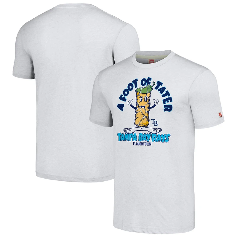 Unisex MLB x Guy Fieri’s Flavortown Ash Tampa Bay Rays Tri-Blend T-Shirt