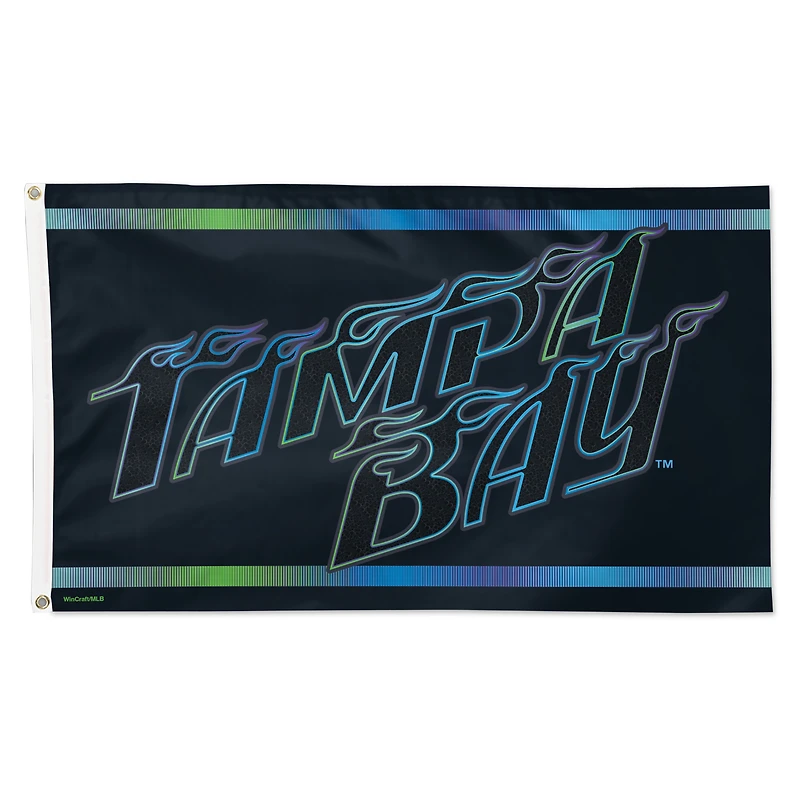 WinCraft Tampa Bay Rays 2024 City Connect 3' x 5' One-Sided Deluxe Flag