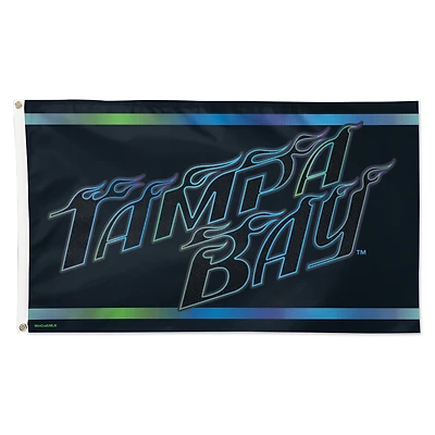 WinCraft Tampa Bay Rays 2024 City Connect 3' x 5' One-Sided Deluxe Flag
