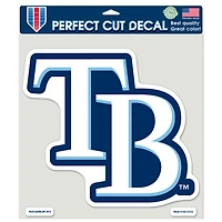 Autocollant de voiture couleur WinCraft Tampa Bay Rays 8" x 8"