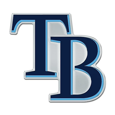 Emblème de voiture chromé coloré WinCraft Tampa Bay Rays