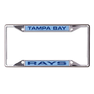 Cadre de plaque d'immatriculation incrusté WinCraft Tampa Bay Rays