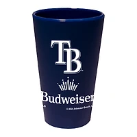 WinCraft Tampa Bay Rays MLB x Budweiser 16oz. Silicone Pint Glass