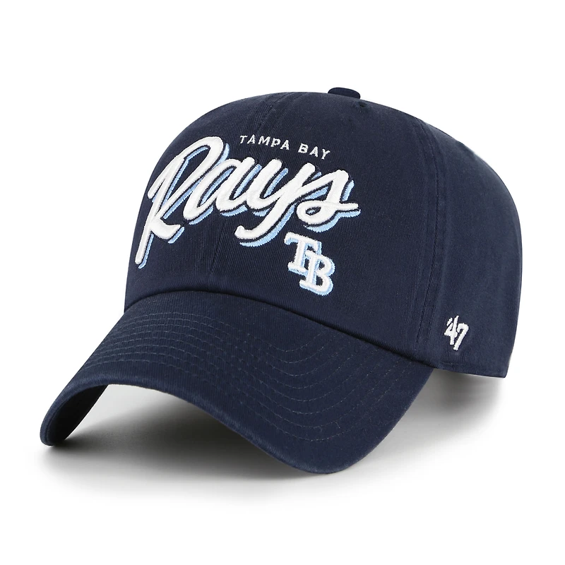 Casquette ajustable Ariana Clean Up bleu marine 47 des Rays de Tampa Bay pour femme