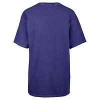 T-shirt petit ami avec lumières clignotantes des Rays de Tampa Bay '47 pour femmes, bleu marine