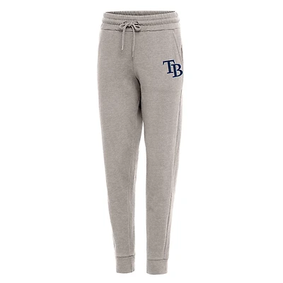 Pantalon de jogging Action pour femme Antigua Oatmeal Tampa Bay Rays