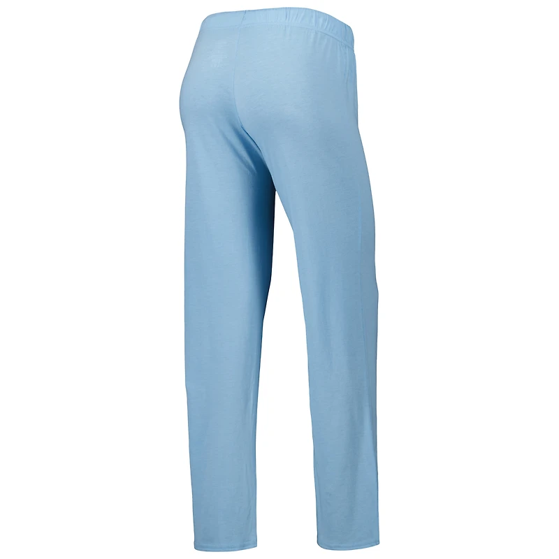 Concepts Sport Bleu clair/Marine Tampa Bay Rays Wordmark Meter Muscle Débardeur et pantalon Ensemble de nuit