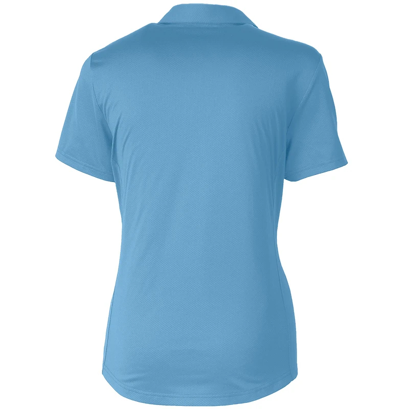 Polo extensible texturé bleu clair Prospect pour femme Cutter & Buck des Rays de Tampa Bay