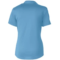 Polo extensible texturé bleu clair Prospect pour femme Cutter & Buck des Rays de Tampa Bay