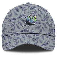 Casquette ajustable Cooperstown Collection pour femmes Fanatics grise des Rays de Tampa Bay
