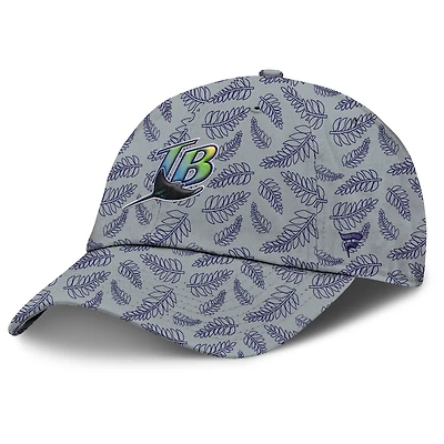 Casquette ajustable Cooperstown Collection pour femmes Fanatics grise des Rays de Tampa Bay