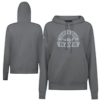 Women's Levelwear Gray Tampa Bay Rays Adorn Banner Arch Pullover Hoodie