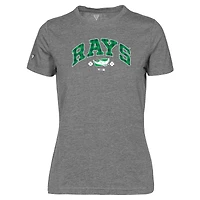 Women's Levelwear Gray Tampa Bay Rays St. Patrick's Day Maddox Plaid T-Shirt