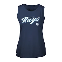Women's Levelwear Navy Tampa Bay Rays Accolade Macy Prospect Tank Top