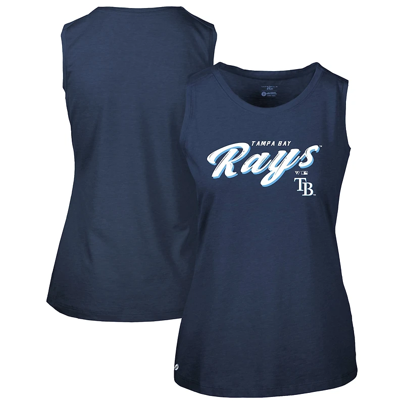 Women's Levelwear Navy Tampa Bay Rays Accolade Macy Prospect Tank Top