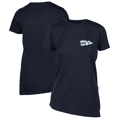 Women's Levelwear Navy Tampa Bay Rays Birch Rafters T-Shirt