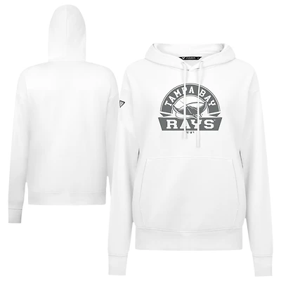 Women's Levelwear Tampa Bay Rays Adorn Banner Arch Pullover Hoodie