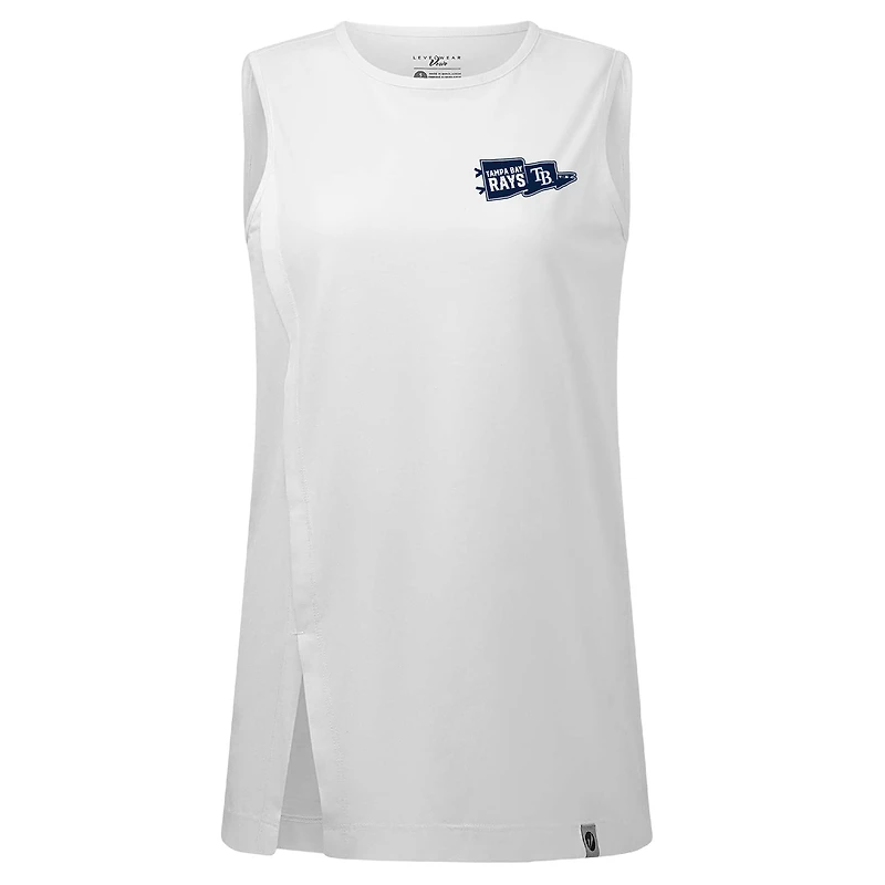 Débardeur Influx Rafters pour femme, blanc, de niveau, des Tampa Bay Rays