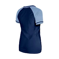 Women's New Era  Navy Tampa Bay Rays Gameday V-Neck T-Shirt