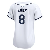 Maillot de joueur Nike Brandon Lowe pour femme, blanc, Tampa Bay Rays Home Limited Player