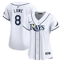 Maillot de joueur Nike Brandon Lowe pour femme, blanc, Tampa Bay Rays Home Limited Player