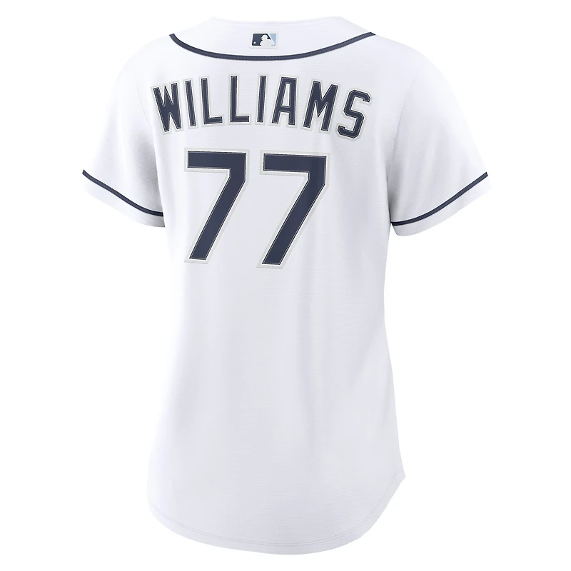 Women's Nike Carson Williams White Tampa Bay Rays Home Replica Player Jersey