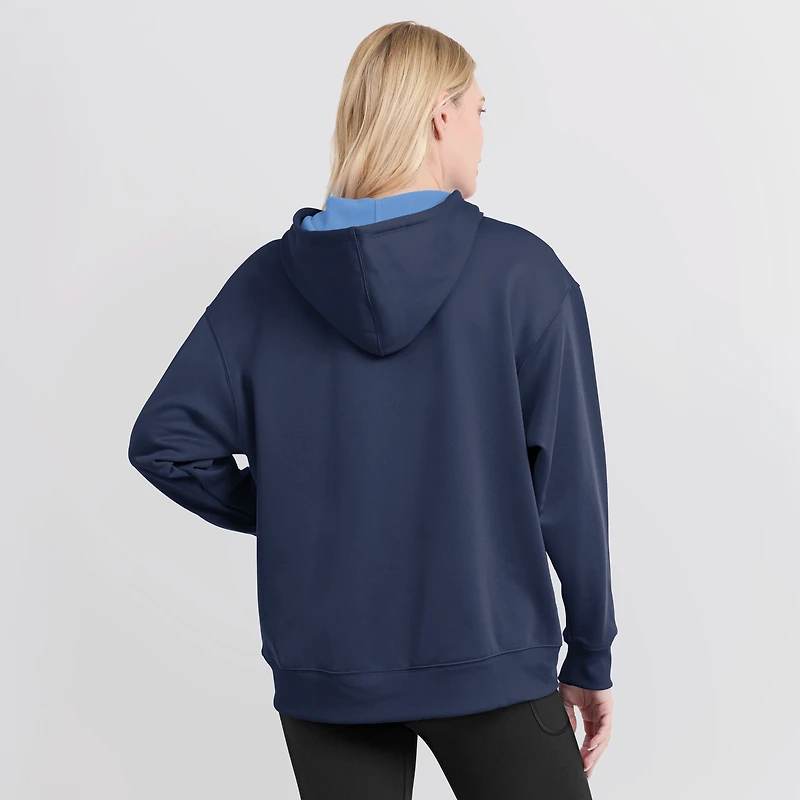 Women's Nike Navy Tampa Bay Rays Authentic Collection Therma Hoodie
