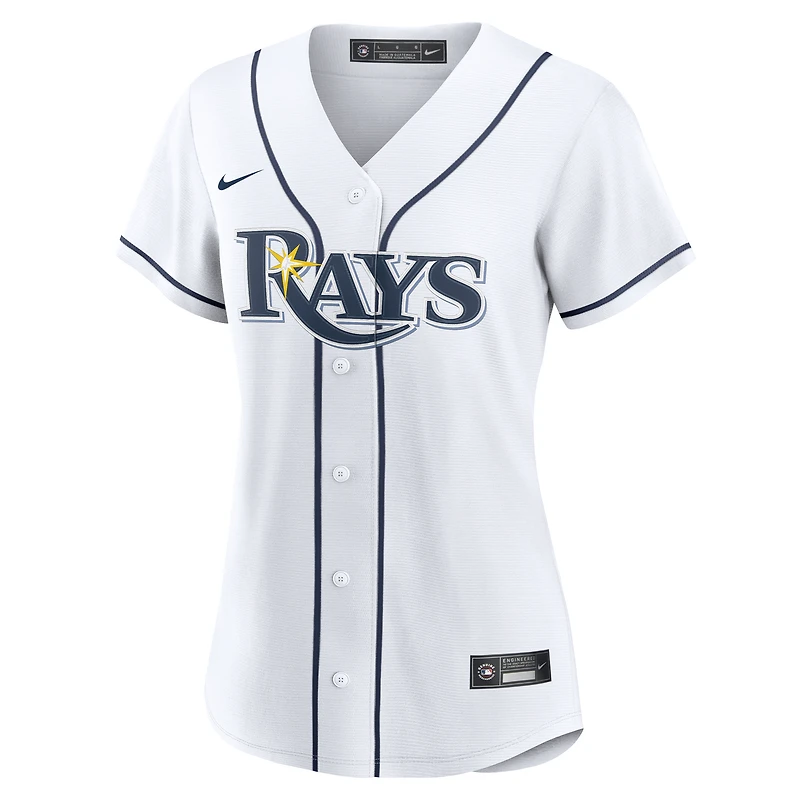 Women's Nike Shane McClanahan White Tampa Bay Rays Home Replica Jersey