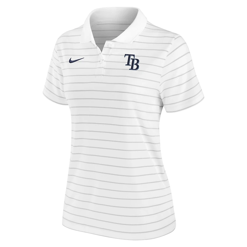 Women's Nike White Tampa Bay Rays Authentic Collection Victory Performance Polo